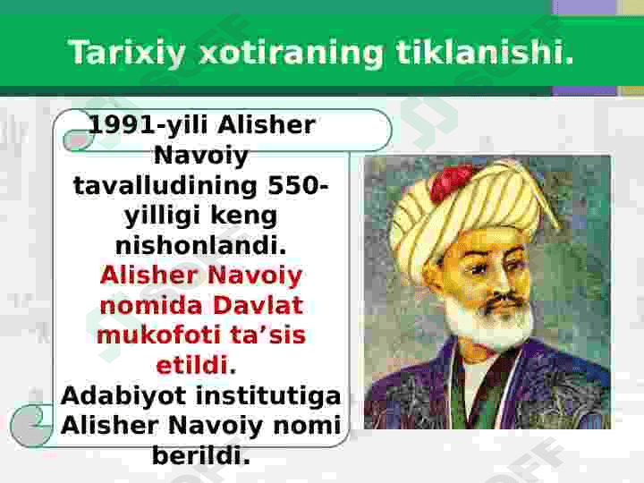 O‘zbekistonda ma’naviy va tarixiy merosning tiklanishi 2
