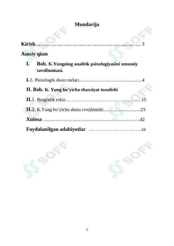 Analitik psixalogiyada shaxsning rivojlanishi 2