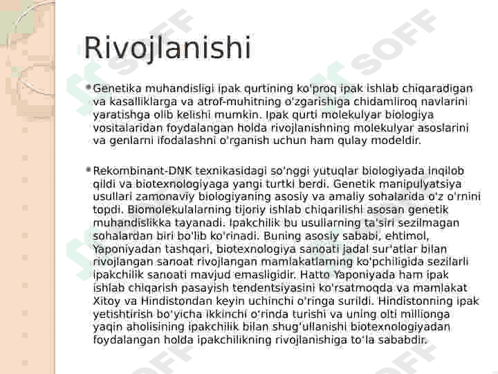 Tut ipak qurti biotexnologiyasi 2