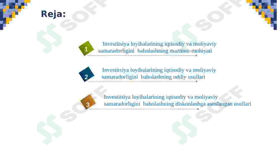 Investitsiya samaradorligi 2