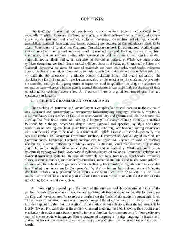 Analysing effective teaching and learning materials for grammar, phonology and vocabulary 2