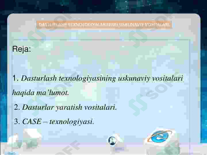 dasturlash texnologiyalari 2
