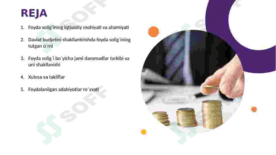 Foyda solig'ining mazmun va mohiyati 2