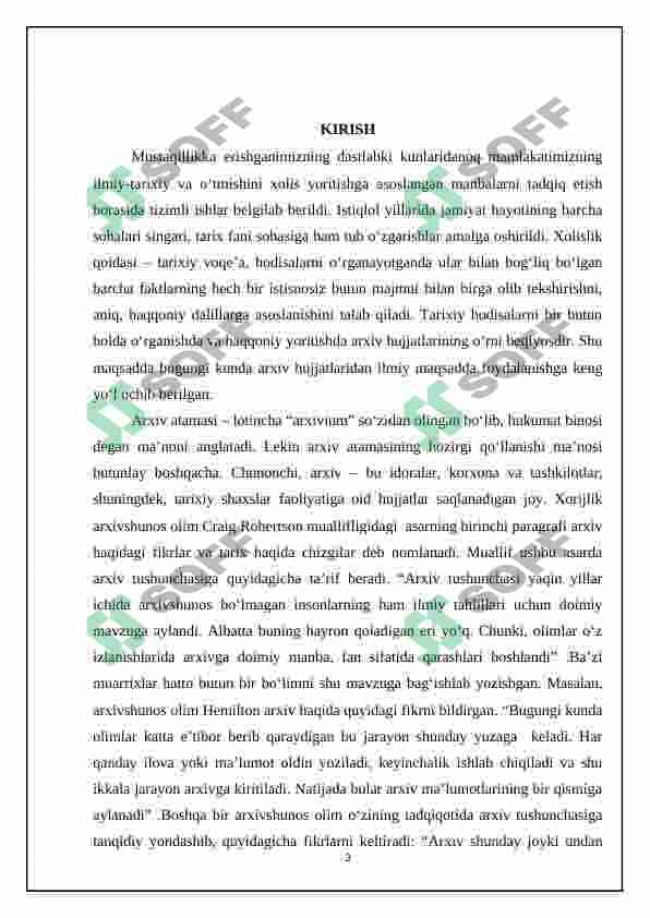 ARXIVLARDA HUJJATLARNI BAHOLASH, SARALASH 2