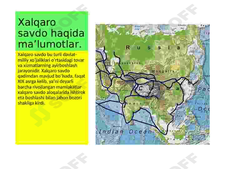 Global Iqtisodiyotda Xalqaro savdo 2