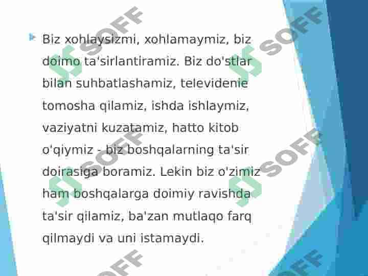 Ta’sir psixalogiyasi va munosabatlari 2