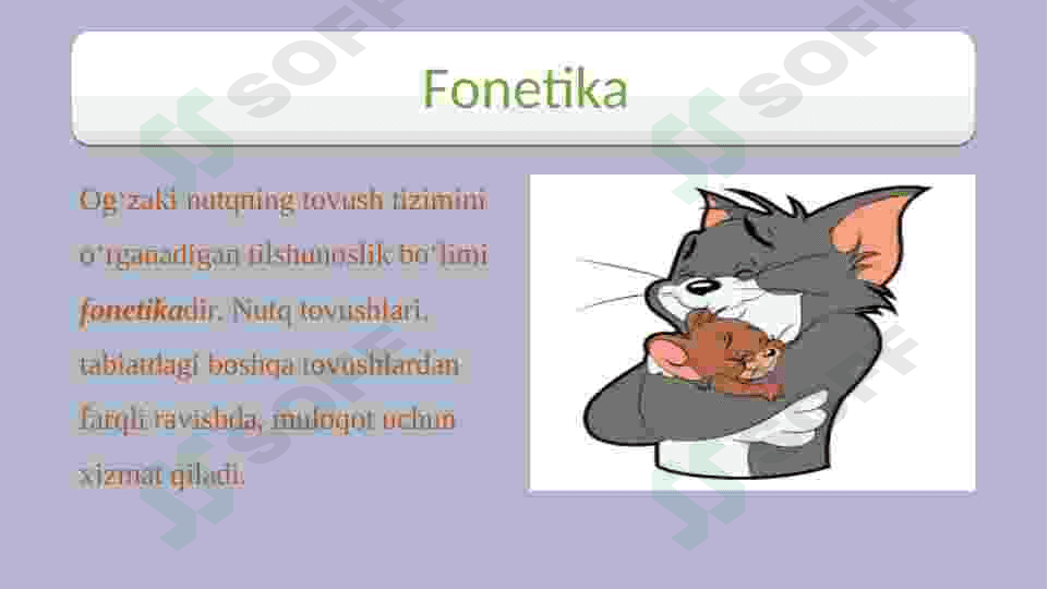 Fonetika. Unli va undosh tovushlar 2