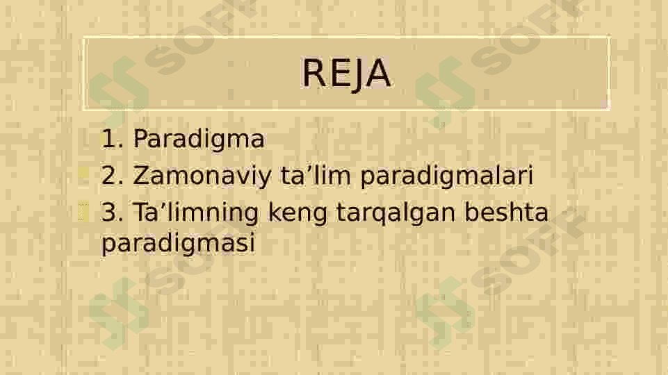 Zamonaviy ta'lim paradgmalari 2