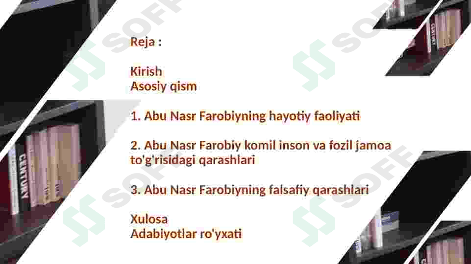 ABU NASR FAROBIYNING  ILMIY FALSAFIY QARASHLARI 2