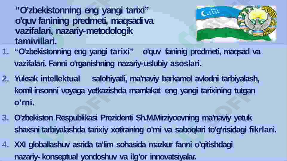O`zbekistonning yangi tarixi 2