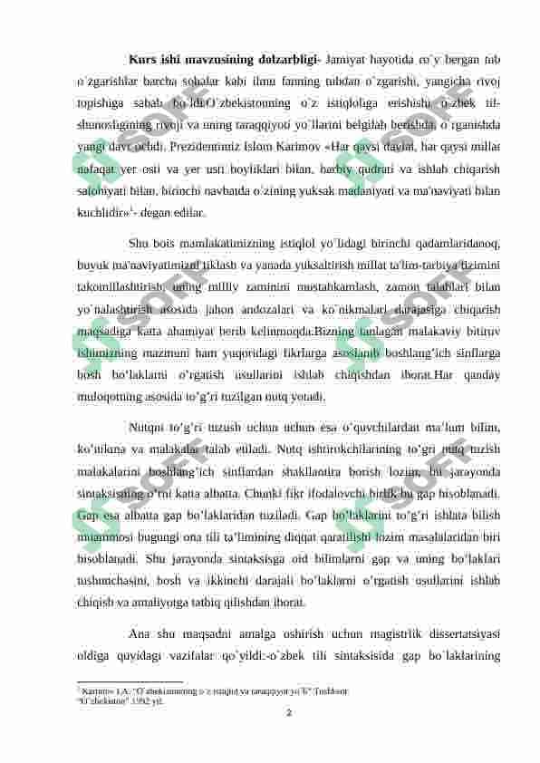 HOZIRGI O’ZBEK TILIDA UYUSHIQLIK HODISASI 2