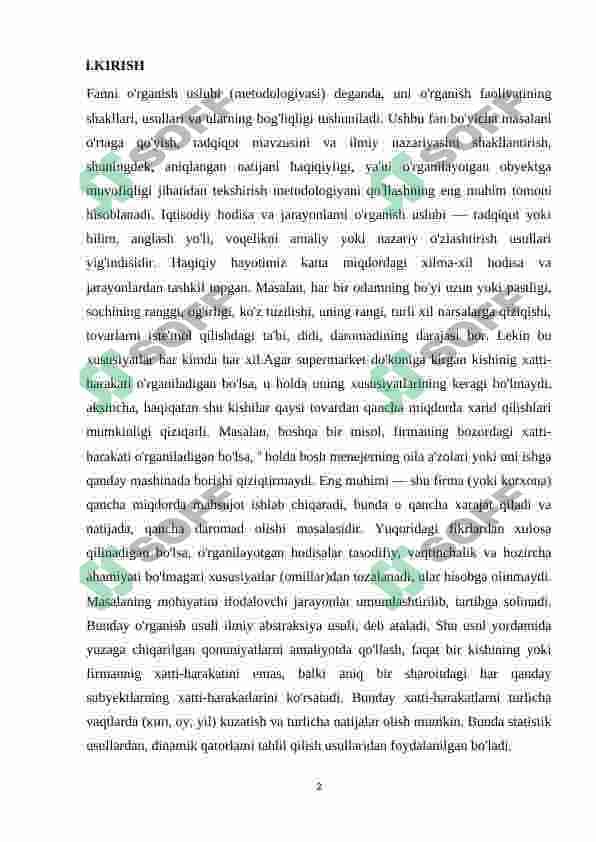 Dorixona tashkilotining hisob siyasatini ishlab chiqish 2