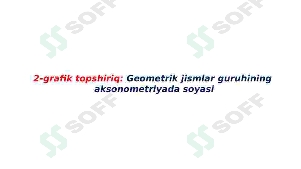 Geometrik jismlar va arxitektura  detalining soyasi 2
