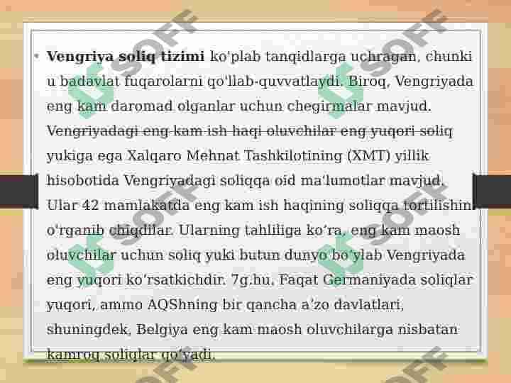 Vengriya soliq tizimi 2