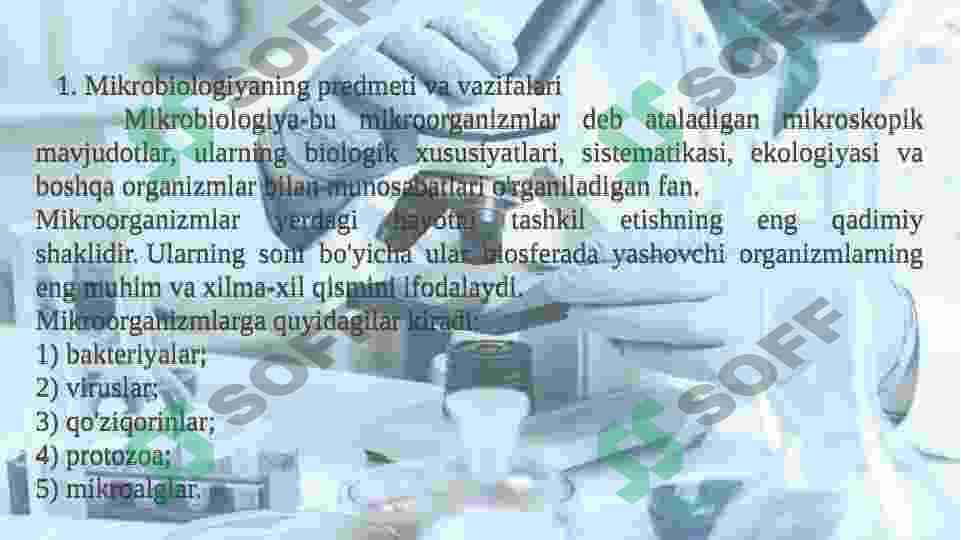 Mikrobiologiya fani 2