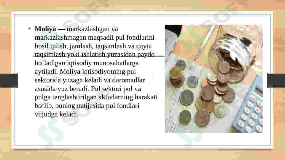 Zamonaviy moliya : Moliya 2
