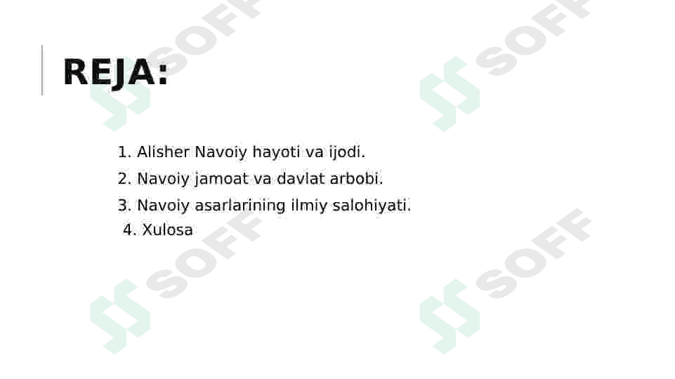 Navoiyga armug'on. 2