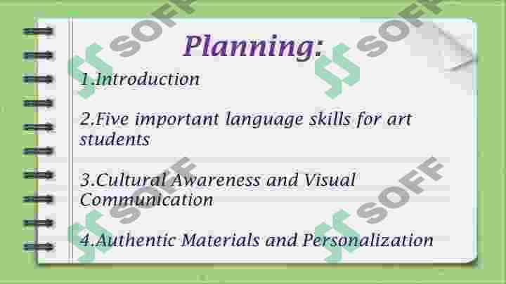 Teaching language skills and aspects to learners of art 2