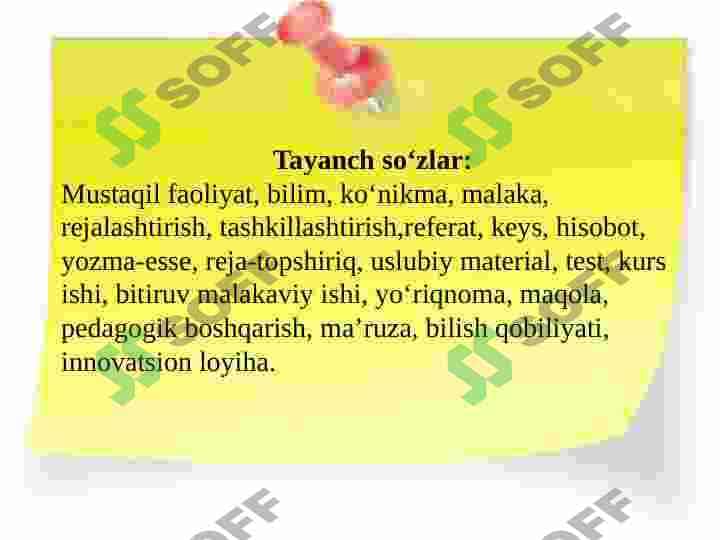 TALABALARNING  MUSTAQIL  TA’LIM  OLISHI 2