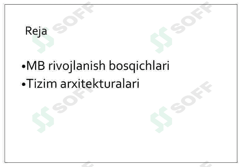 Ma‘lumotlarni taqsimlangan qayta ishlash. 2