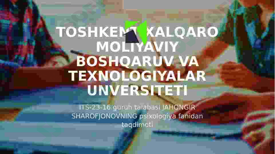 Psixologiyada shaxs mavzusi 2