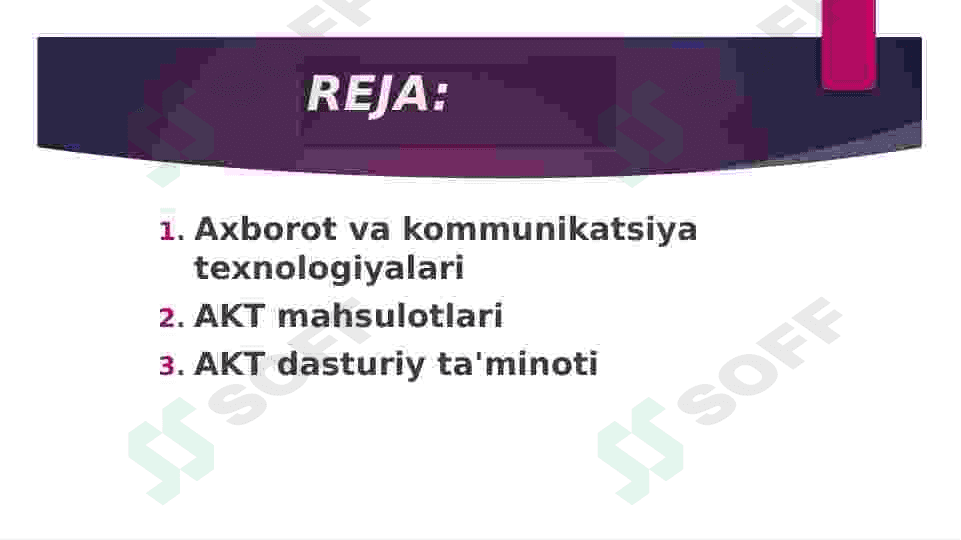 Axborot kommunikarsiya texnalogiyalari mahsulotlari 2