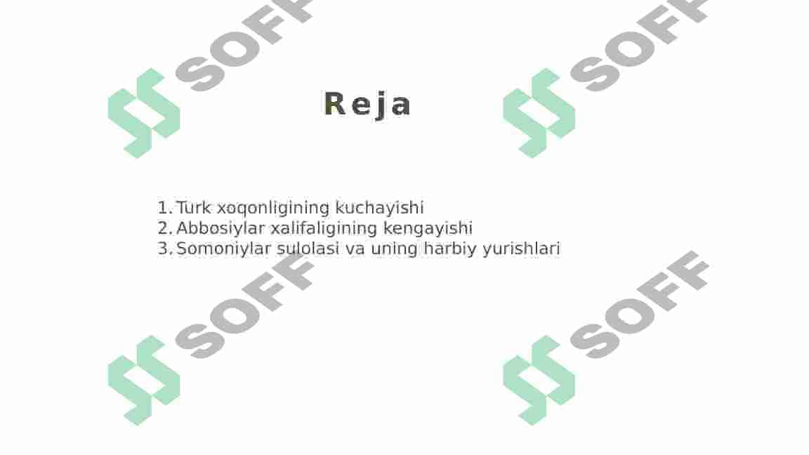 O'rta asr O'rta Osiyo davlatlarida harbiy ishlar. 2