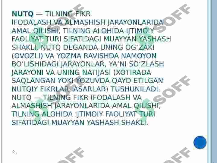 Nutqning uslubiy shakillari 2