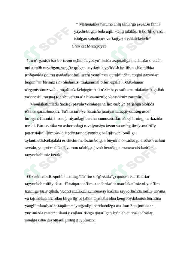 Parabola va uning kanonik tenglamasi, xossalari 2