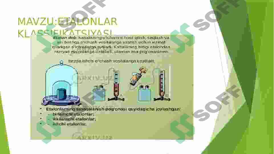 etalonlar klassifikatsiyasi 2