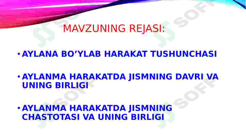 Аylana bo‘ylab harakat 2