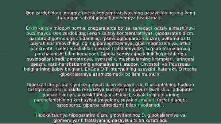 KALTSIY ALMASHINUVI 2