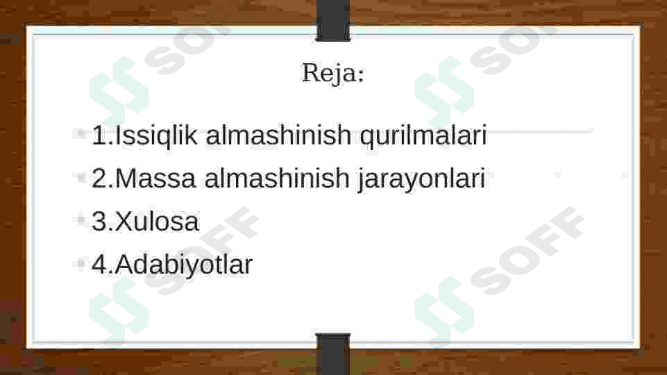 Issiqlik va massa almashinish qurilmalarning samaradorligini oshirish 2