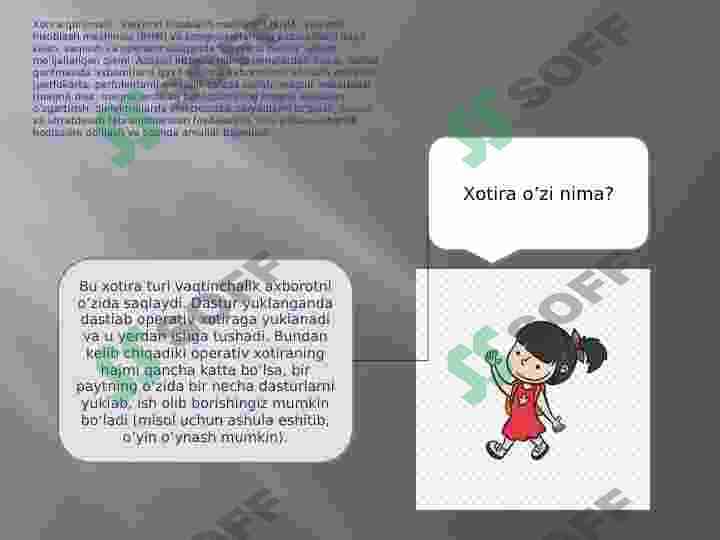 TURLI XOTIRA QURILMALARINING AFZALLIKLARI VA KAMCHILIKLARI 2