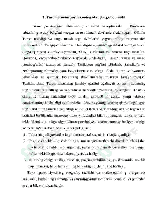 Turon provinsiyasi okruglari 2