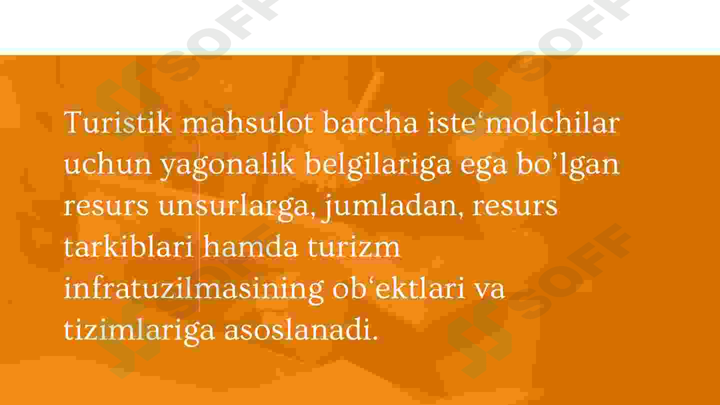 turistik mahsulotni rejalashtirish 2