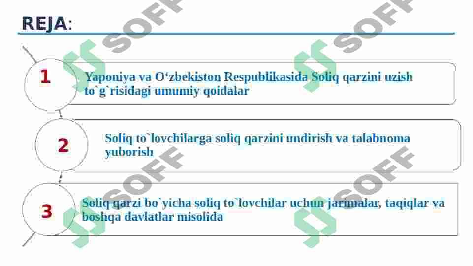 Yaponiyada soliq qarzini undirish tartibi. 2