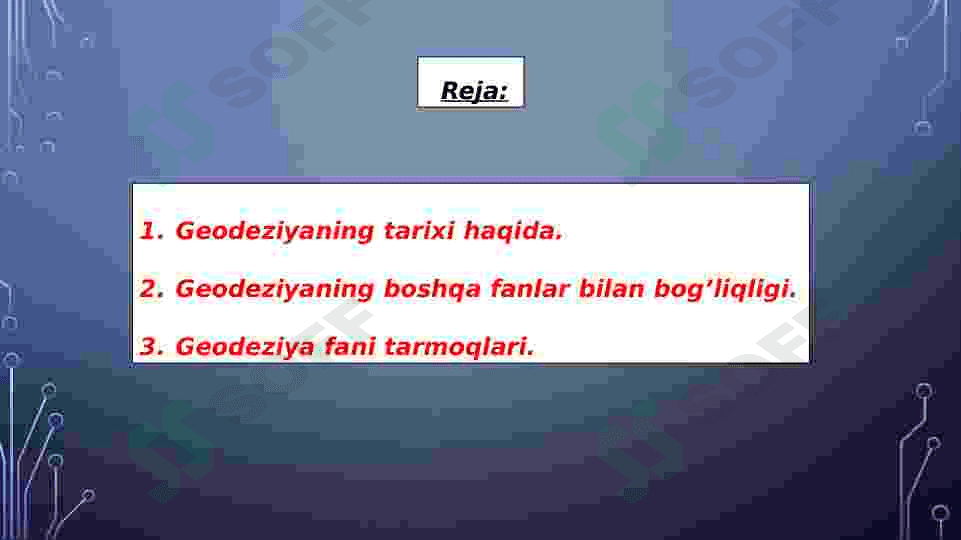 Geodeziyani rivojlanish tarixi 2