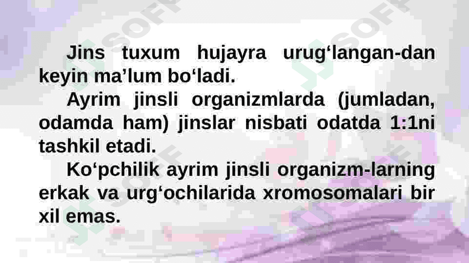 Belgilarning birikkan holda irsiylanishi 2