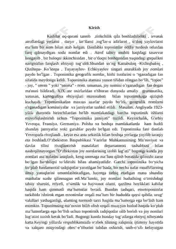 Paxtaobod tumani toponomikasi 2