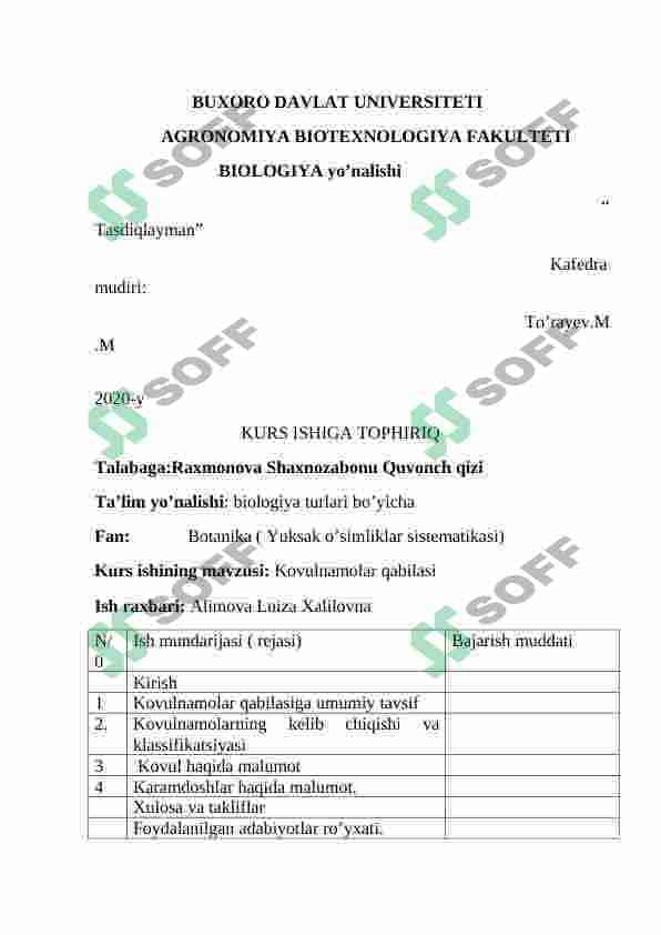 Kovulnamolar qabilasi 2