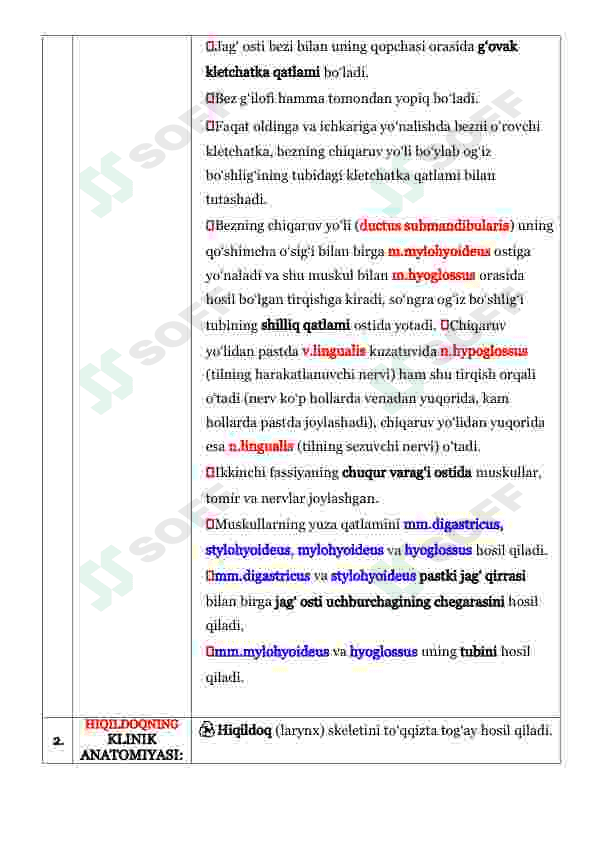 KLINIK ANATOMIYA FANIDAN QO'LLANMA 2
