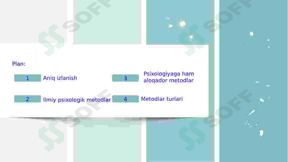 Psixologiya fanining metodlari 2