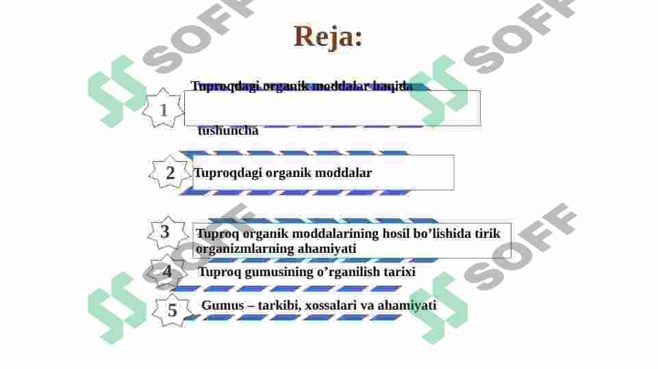 Tuproqdagi organik moddalar 2