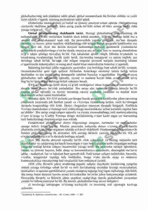 GLOBALLASHUV VA GLOBAL MUAMMOLARNING FALSAFIY JIHATLARI. 2