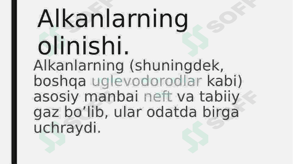 Аlkаn vа siklоаlkаnlаrning оlinish usullаri. Bisiklik vа pоlisiklik аlkаnlаr. 2