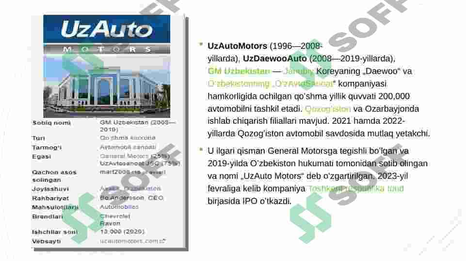 UzAutoMotors kompaniyasi haqida | GM Uzbekistan 2