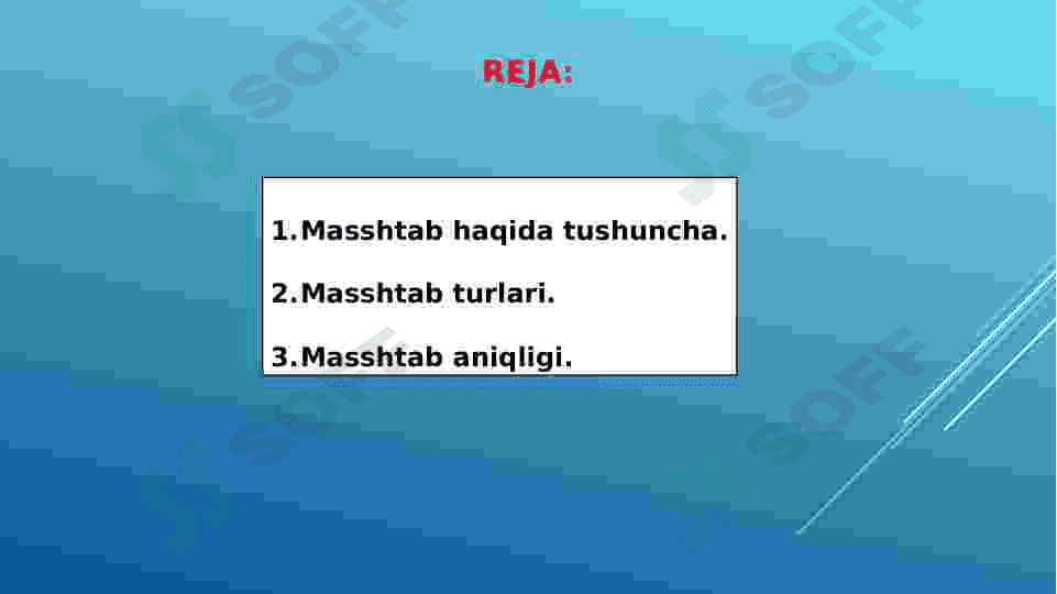 Goedeziyada qo’llaniladigan masshtablar va  ularning turlari 2