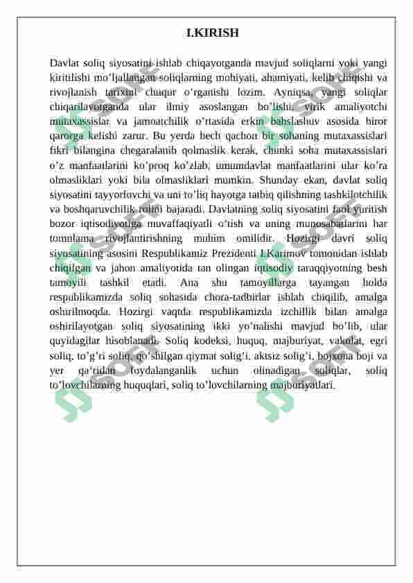 O'zbekiston respublikasi soliq tizimi 2