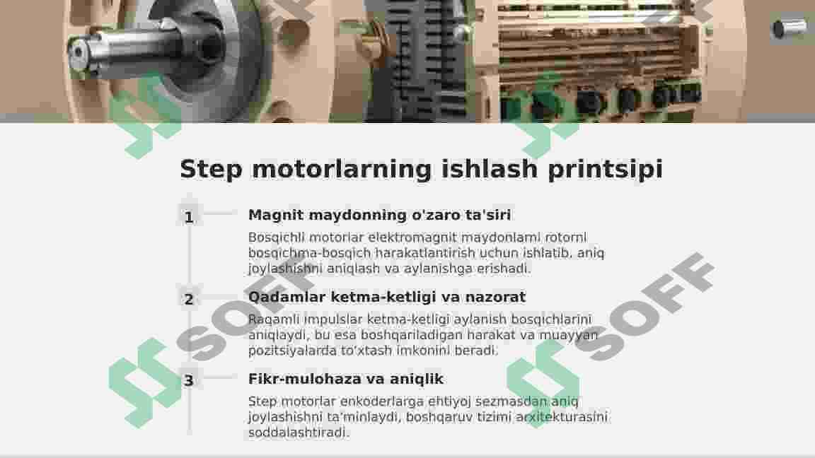 Stepper motorlar, Qadamli matorlar 2